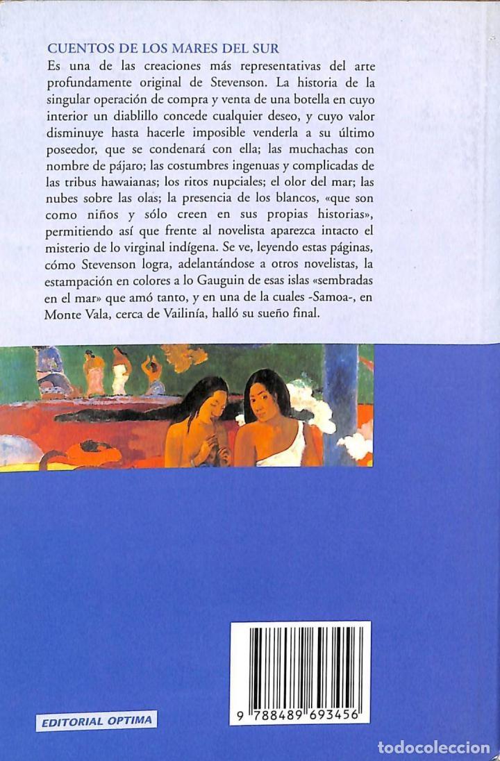Libros de segunda mano: CUENTOS DE LOS MARES DEL SUR - ROBERT L. STEVENSON - OPTIMA - ODISEA - 1997, 5&ordf; ed. - Foto 2
