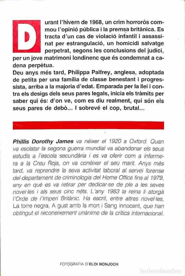 Libros de segunda mano: SANG INNOCENT - P. D. JAMES - AREA - 1989 - Foto 2