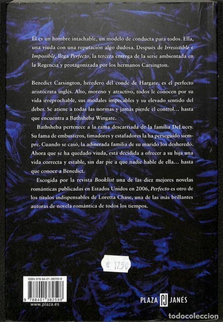 Libros de segunda mano: PERFECTO - LORETTA CHASE - PLAZA & JANES - 2008 - Foto 2