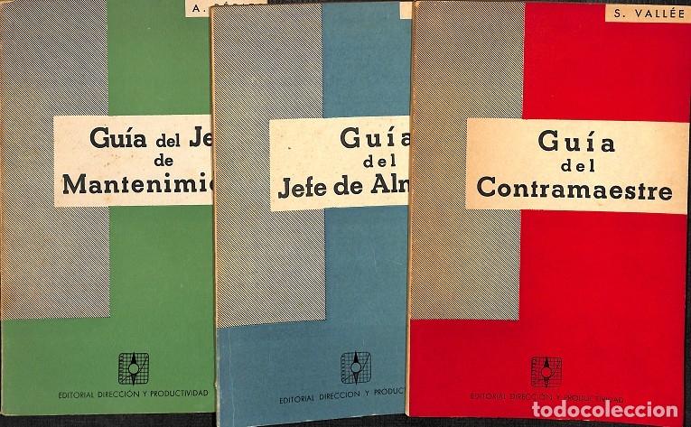 Gebrauchte B&uuml;cher: GU&Iacute;A DEL CONTRAMAESTRE, JEFE ALMAC&Eacute;N, MANTENIMIENTO 3 VOL - S. Vall&eacute;e, P. Lebas, A. P&eacute;rier - Editore