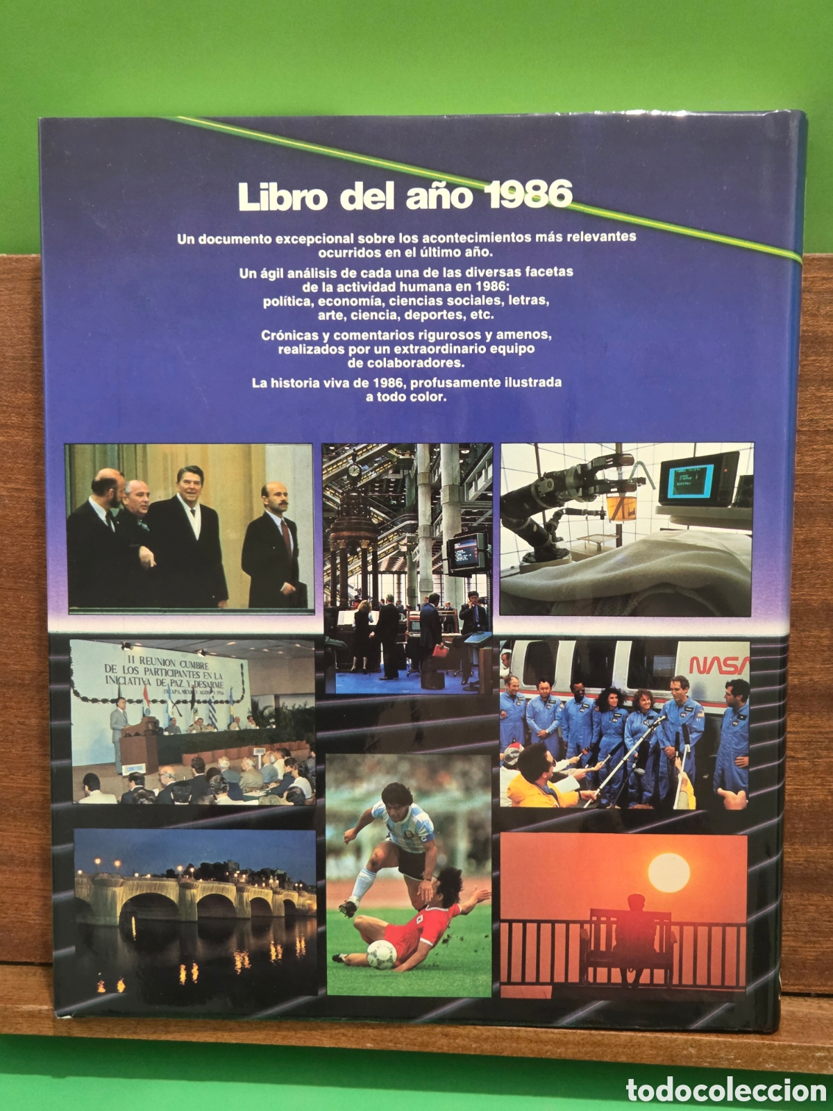 Libros de segunda mano: &rdquo;&rdquo;LIBRO DEL A&Ntilde;O 1986&rdquo;&rdquo;... SALVAT LIBROS... - Foto 2