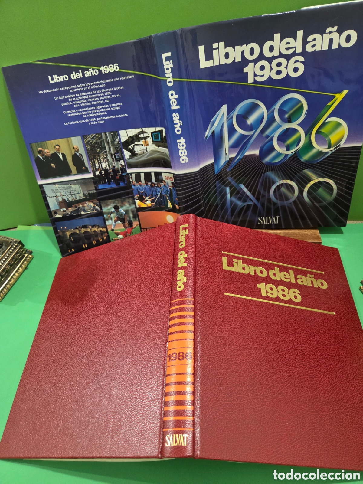 Libros de segunda mano: &rdquo;&rdquo;LIBRO DEL A&Ntilde;O 1986&rdquo;&rdquo;... SALVAT LIBROS... - Foto 3