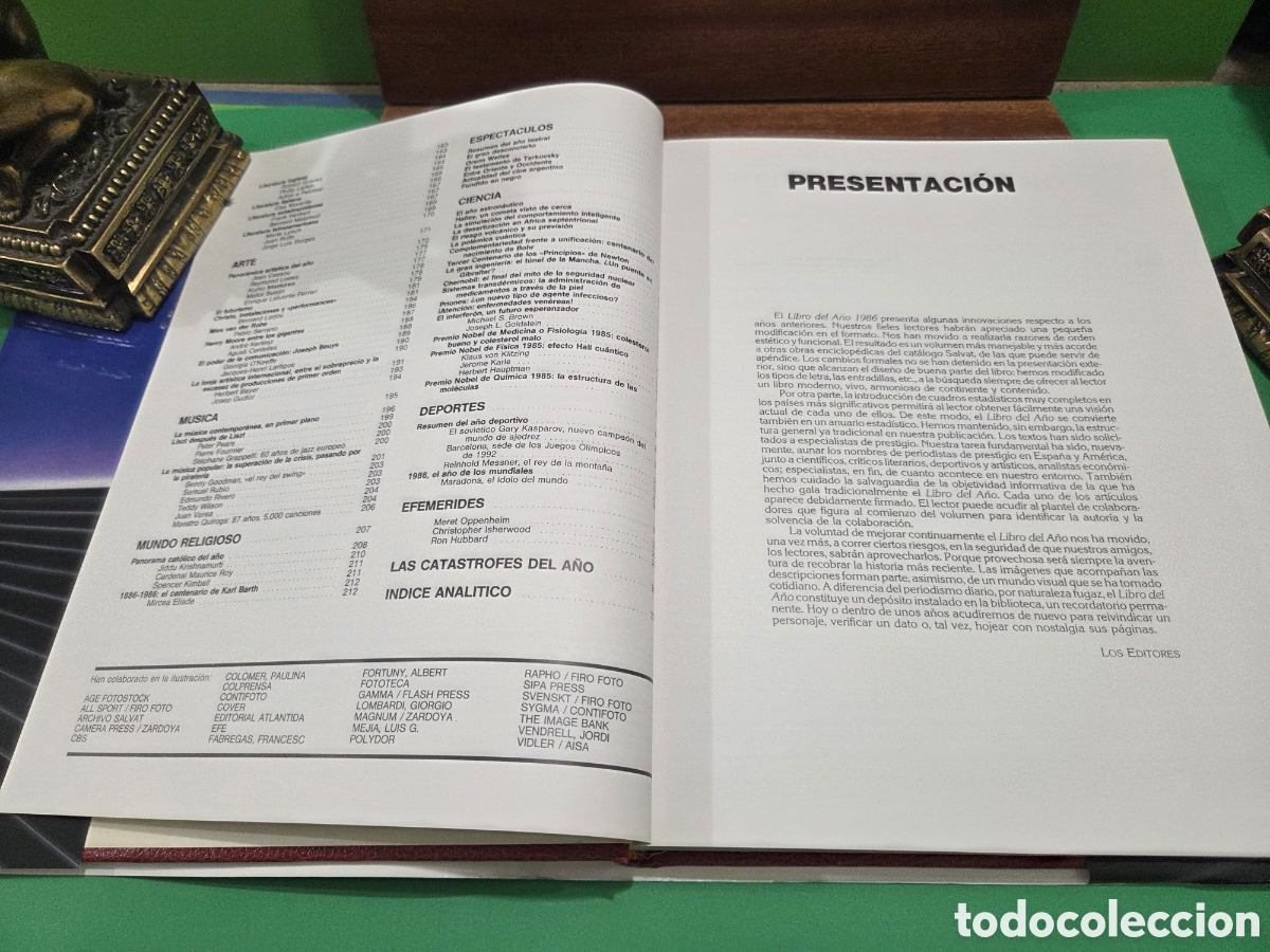 Libros de segunda mano: &rdquo;&rdquo;LIBRO DEL A&Ntilde;O 1986&rdquo;&rdquo;... SALVAT LIBROS... - Foto 7