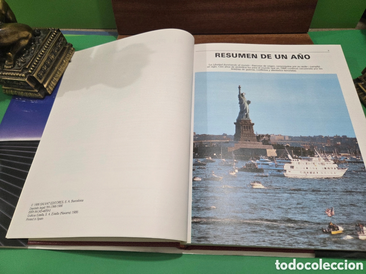 Libros de segunda mano: &rdquo;&rdquo;LIBRO DEL A&Ntilde;O 1986&rdquo;&rdquo;... SALVAT LIBROS... - Foto 8