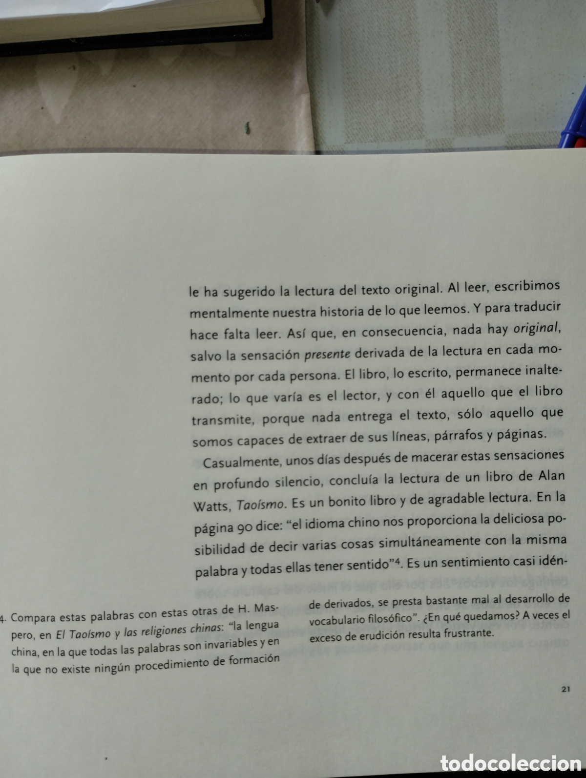 Libros de segunda mano: LA PALABRA Y EL TAO, MARIO CONDE - Foto 17