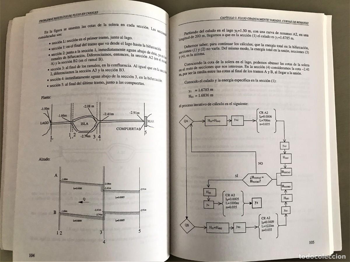 Libros de segunda mano: Problemas Resueltos de Flujo En Canales - Foto 5