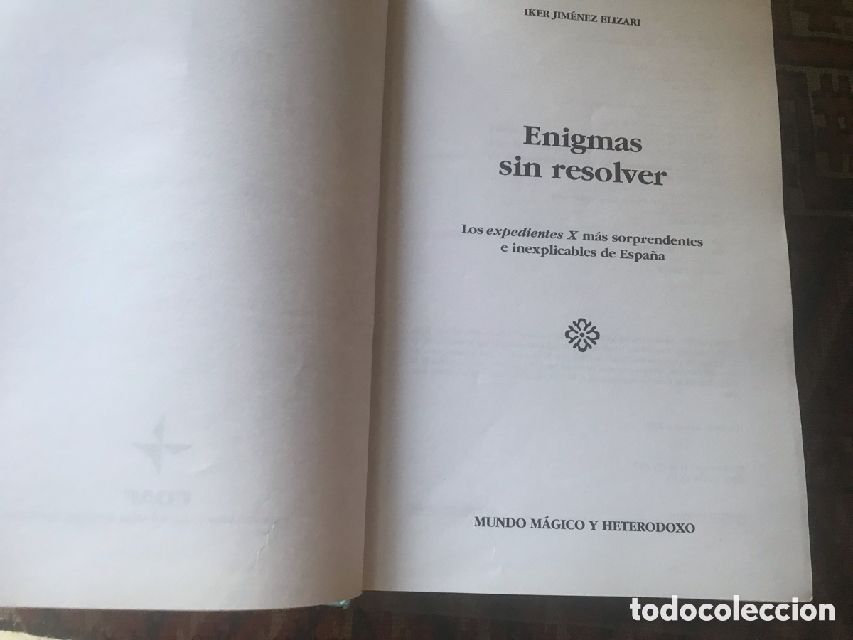 Libros de segunda mano: Enigma sin resolver. Iker Jim&eacute;nez Elizari - Foto 6