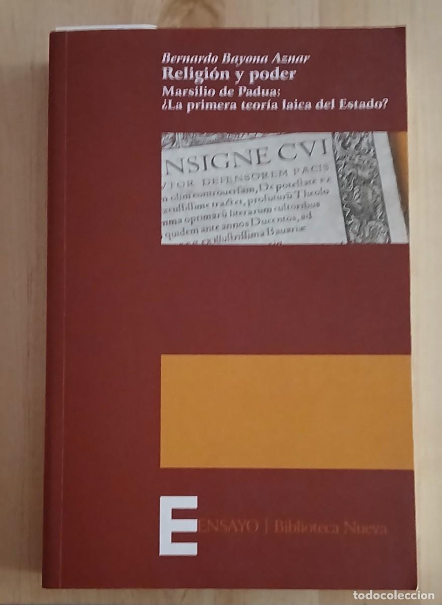 Libros de segunda mano: Religi&oacute;n y poder. Marsilio de Padua: &iquest;la primera teor&iacute;a del Estado laico? - Foto 1