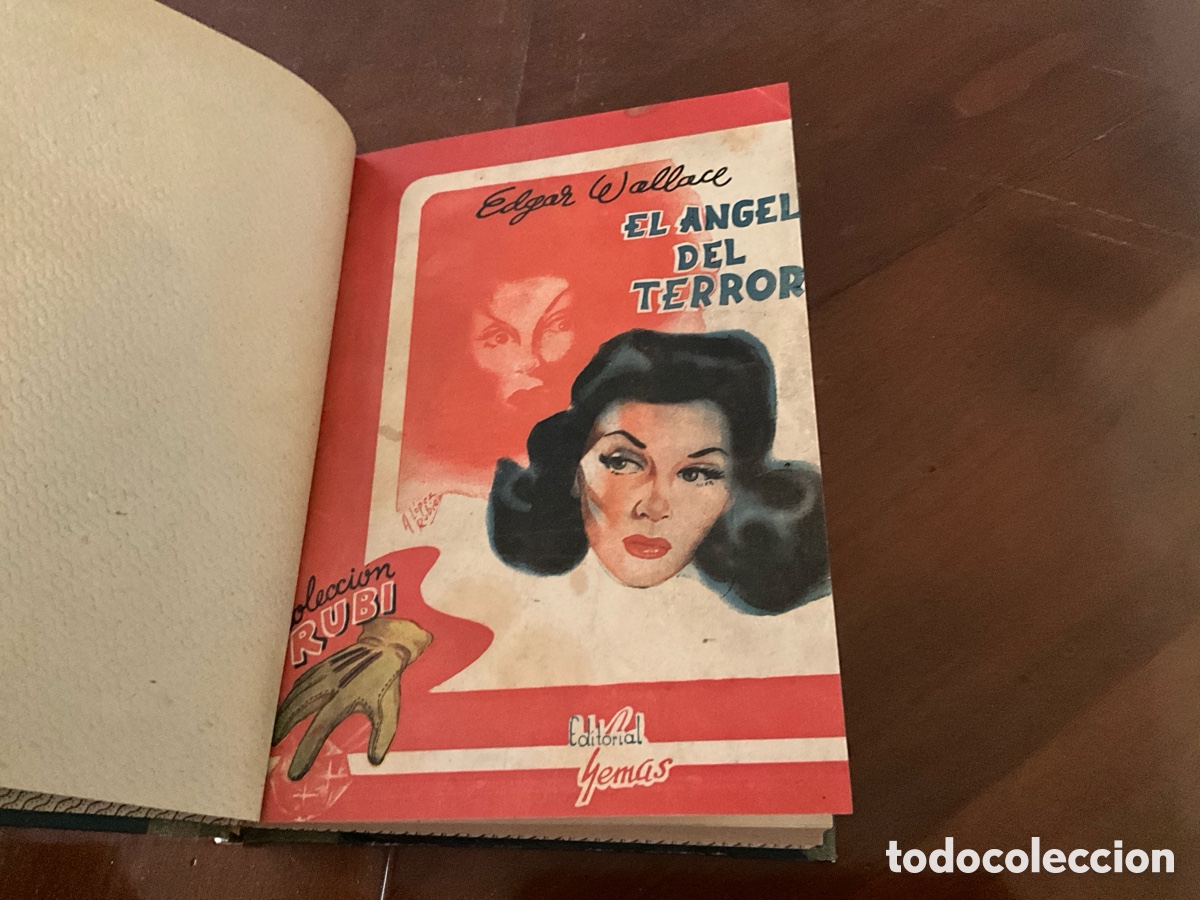 Libros de segunda mano: EL &Aacute;NGEL DEL TERROR EDGAR WALLACE EDITORIAL GEMAS A&Ntilde;O 1945 - Foto 2