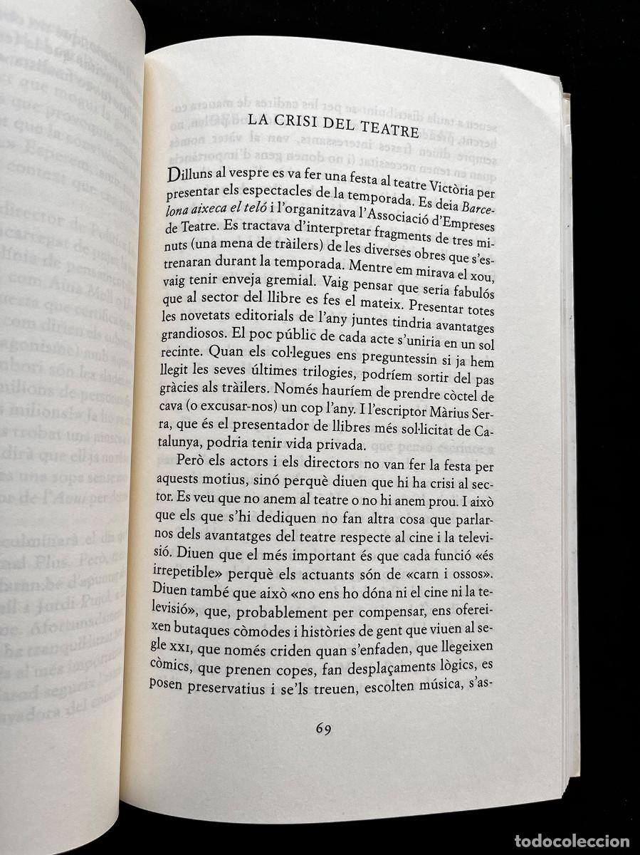 Libros de segunda mano: &iquest;DESITJA GUARDAR ELS CANVIS?. EMPAR MOLINER. 2006. QUADERNS CREMA. - Foto 3