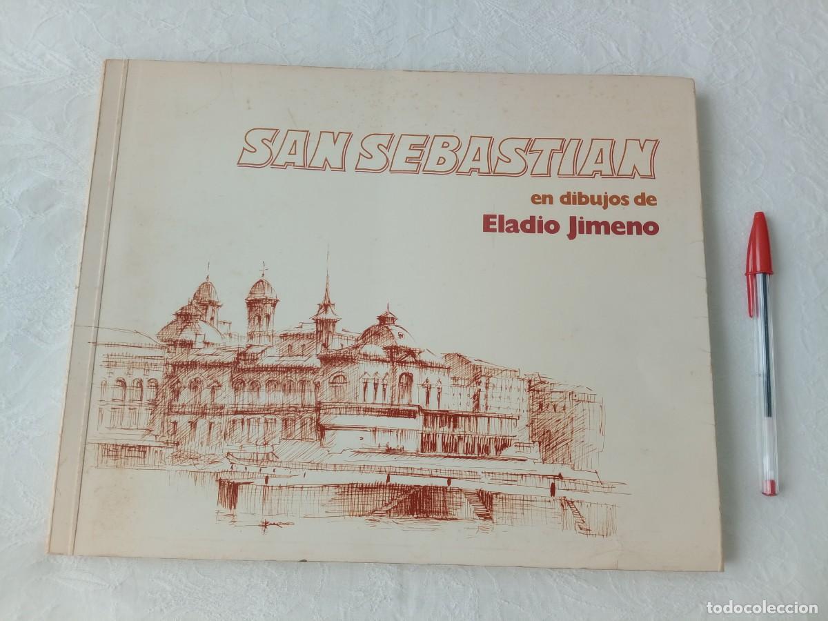 Libros de segunda mano: Libro San Sebasti&aacute;n en dibujos de Eladio Jimeno - Foto 1
