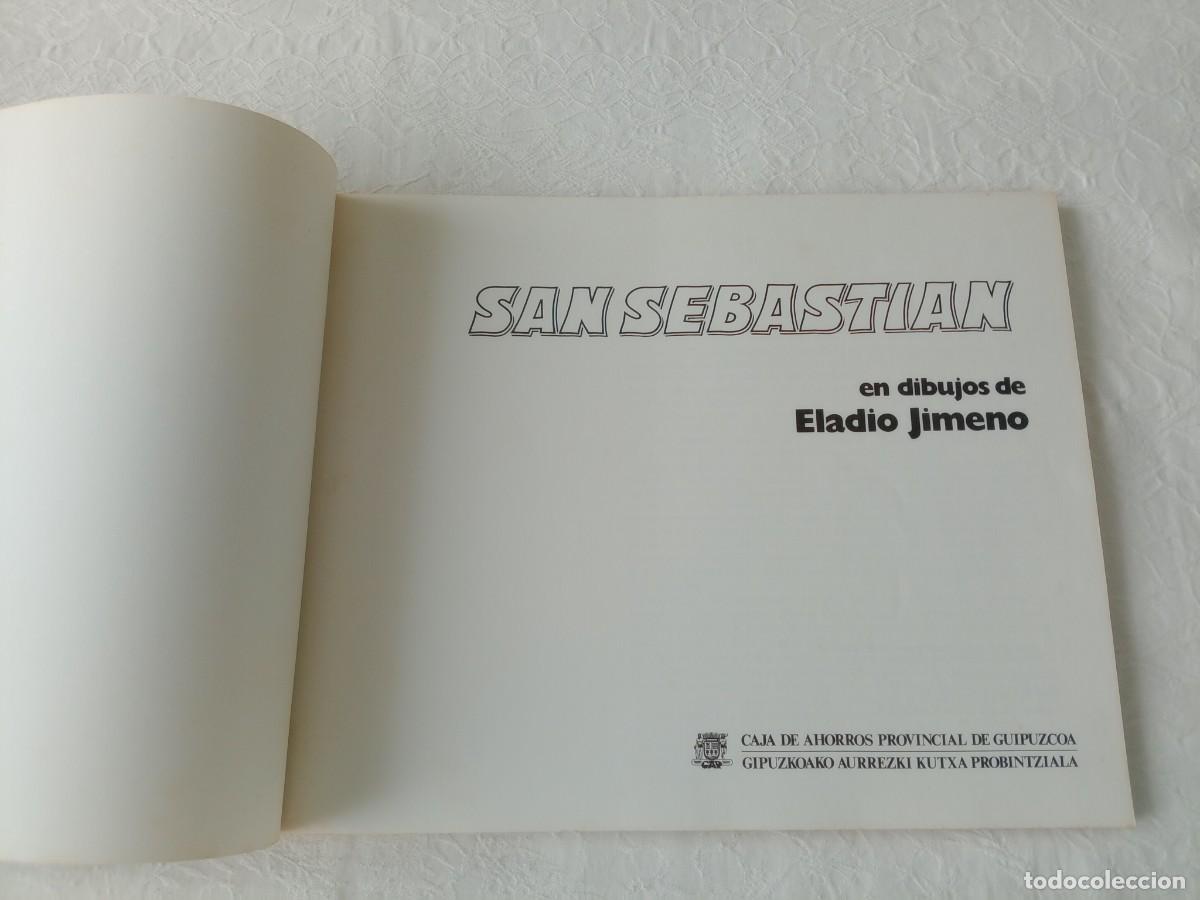 Libros de segunda mano: Libro San Sebasti&aacute;n en dibujos de Eladio Jimeno - Foto 3