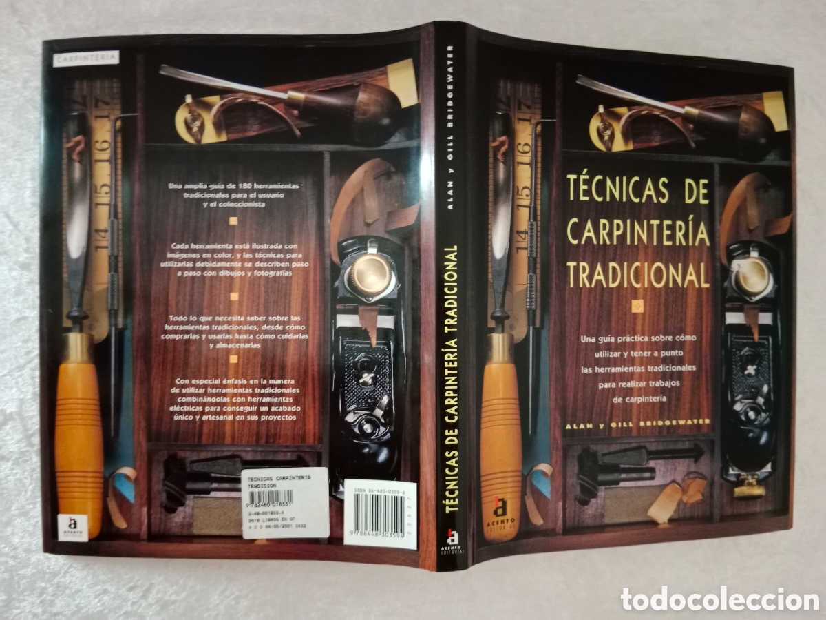 Libros de segunda mano: T&Eacute;CNICAS DE CARPINTER&Iacute;A TRADICIONAL, ALAN Y GILL BRIDGEWATER, PRIMERA EDICI&Oacute;N - Foto 3