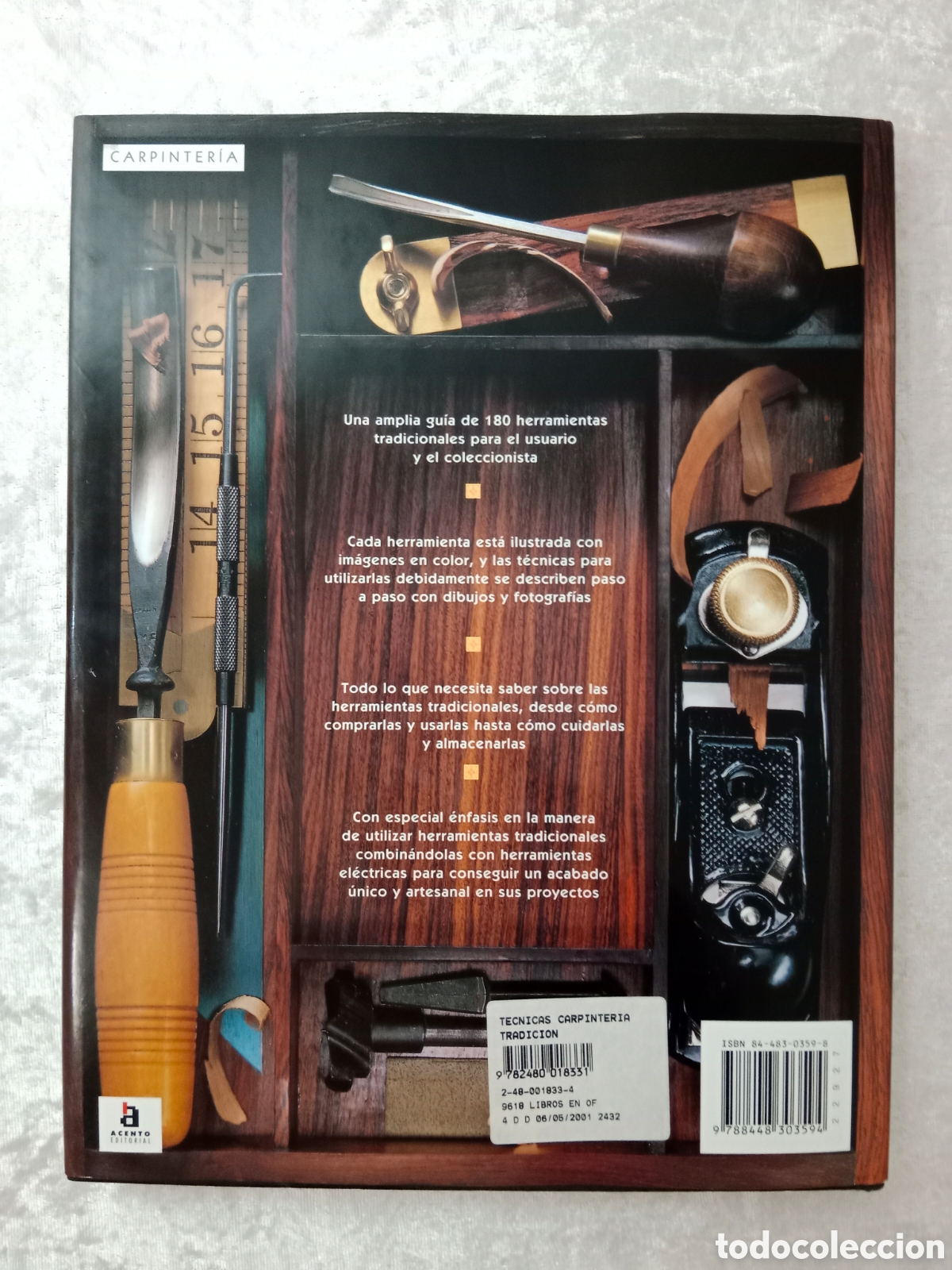 Libros de segunda mano: T&Eacute;CNICAS DE CARPINTER&Iacute;A TRADICIONAL, ALAN Y GILL BRIDGEWATER, PRIMERA EDICI&Oacute;N - Foto 1