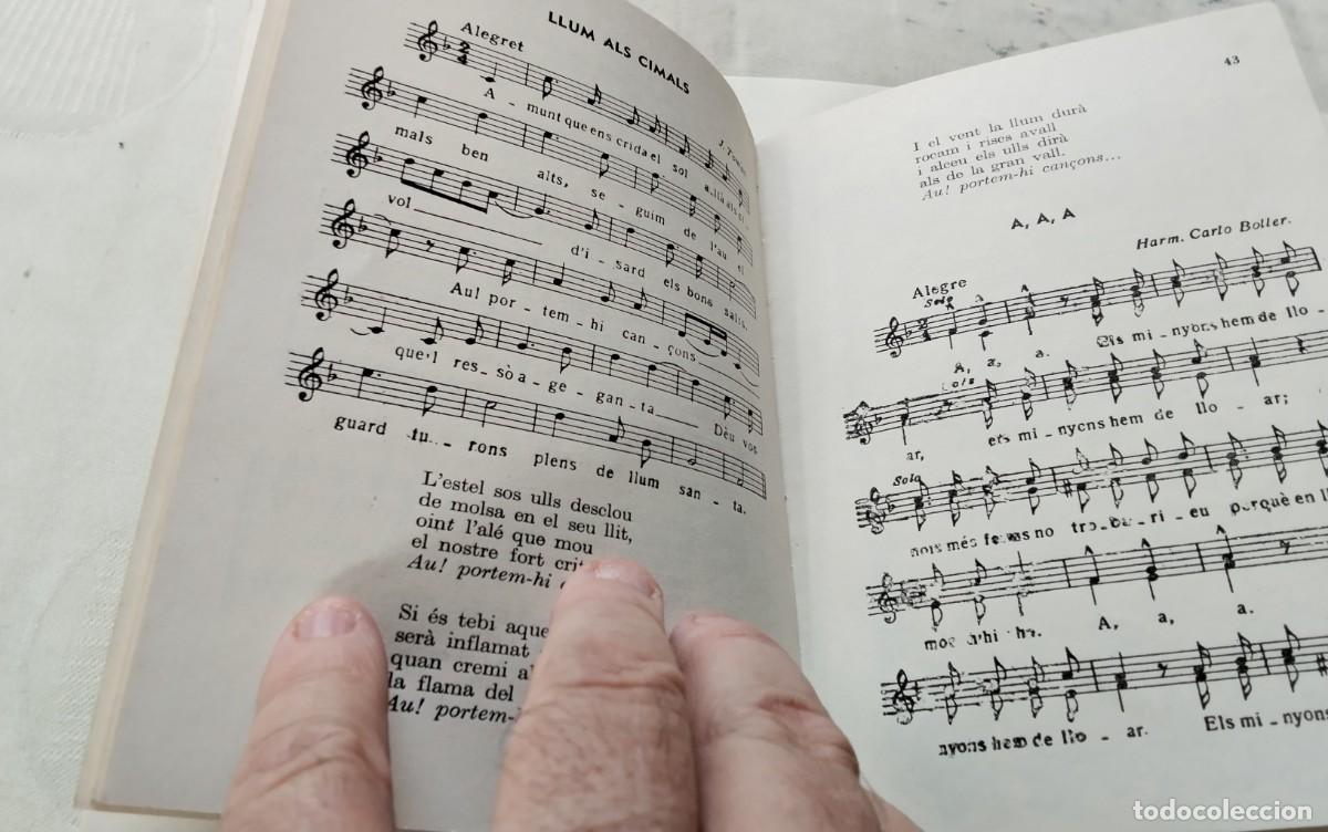 Libros de segunda mano: LIBRO &rdquo;CAN&Ccedil;ONS PER AL POBLE&rdquo; , JUVENTUD ACCIO CATOLICA A&Ntilde;O 1957 , - Foto 10