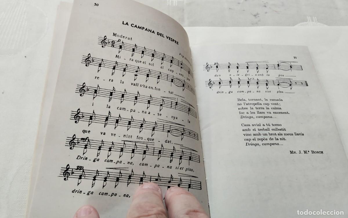 Libros de segunda mano: LIBRO &rdquo;CAN&Ccedil;ONS PER AL POBLE&rdquo; , JUVENTUD ACCIO CATOLICA A&Ntilde;O 1957 , - Foto 11