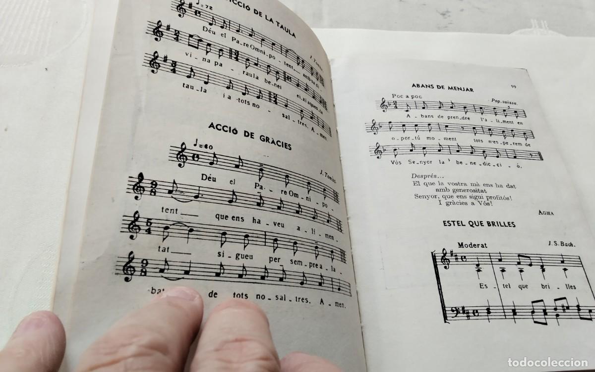 Libros de segunda mano: LIBRO &rdquo;CAN&Ccedil;ONS PER AL POBLE&rdquo; , JUVENTUD ACCIO CATOLICA A&Ntilde;O 1957 , - Foto 13