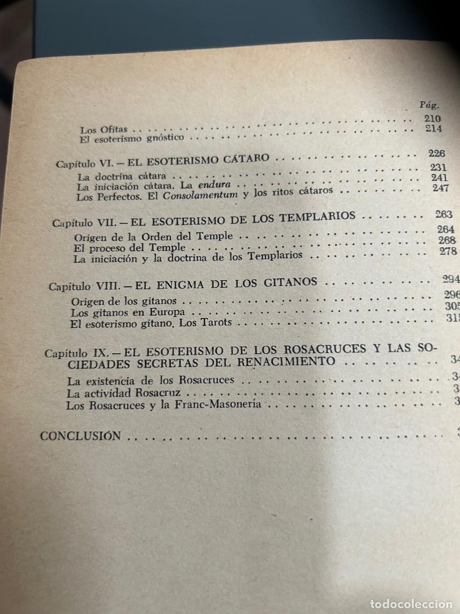 Libros de segunda mano: HISTORIA DE LAS DOCTRINAS ESOTERICAS. Jean Riviere. - Foto 3
