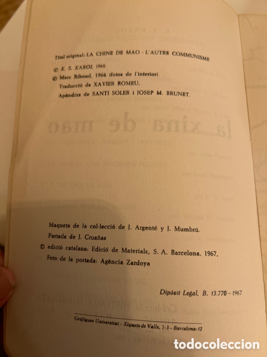 Libros de segunda mano: La Xina de Mao. k.S. karol. Capsa2 - Foto 3