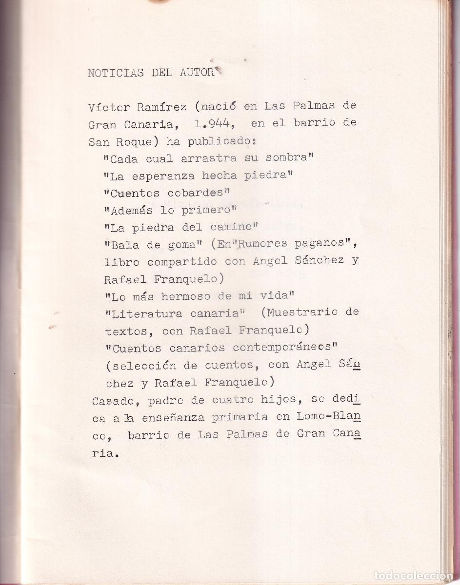 Libros de segunda mano: DIOS NOS LIBRE - VICTOR RAMIREZ - ISLAS CANARIAS 1982 - Foto 2