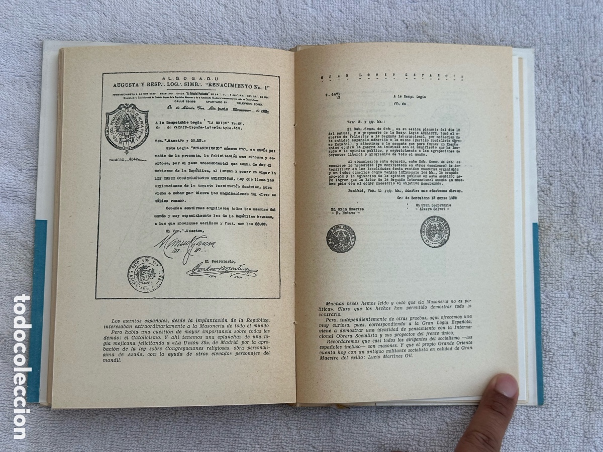 Libros de segunda mano: LIBRO LO QUE ESPA&Ntilde;A DEBE A LA MASONERIA- EDUARDO COMIN - 1951 - Foto 11