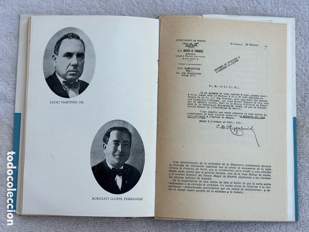 Libros de segunda mano: LIBRO LO QUE ESPA&Ntilde;A DEBE A LA MASONERIA- EDUARDO COMIN - 1951 - Foto 14
