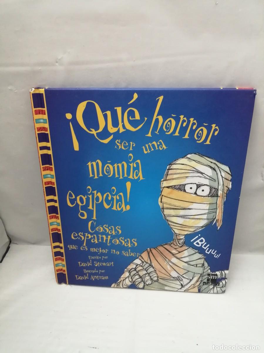 Libros de segunda mano: Qu&eacute; horror ser una momia egipcia (Primera edici&oacute;n, tapa dura, Colecci&oacute;n: SM Saber)