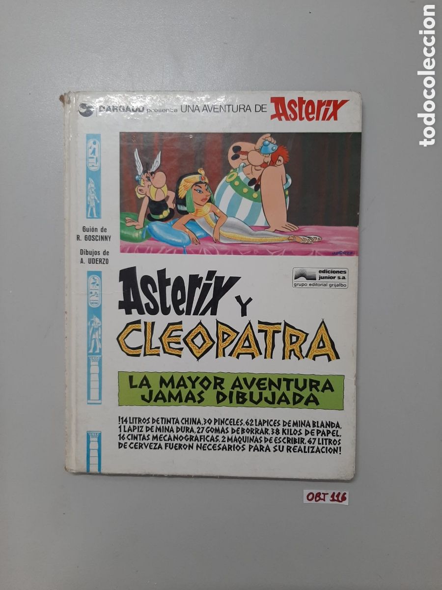 Libros de segunda mano: Ast&eacute;rix y Cleopatra libro infantil - Foto 1