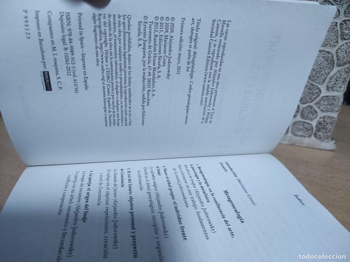 Libros de segunda mano: Metagenealog&iacute;a - Jodorowsky, Alejandro - Foto 4