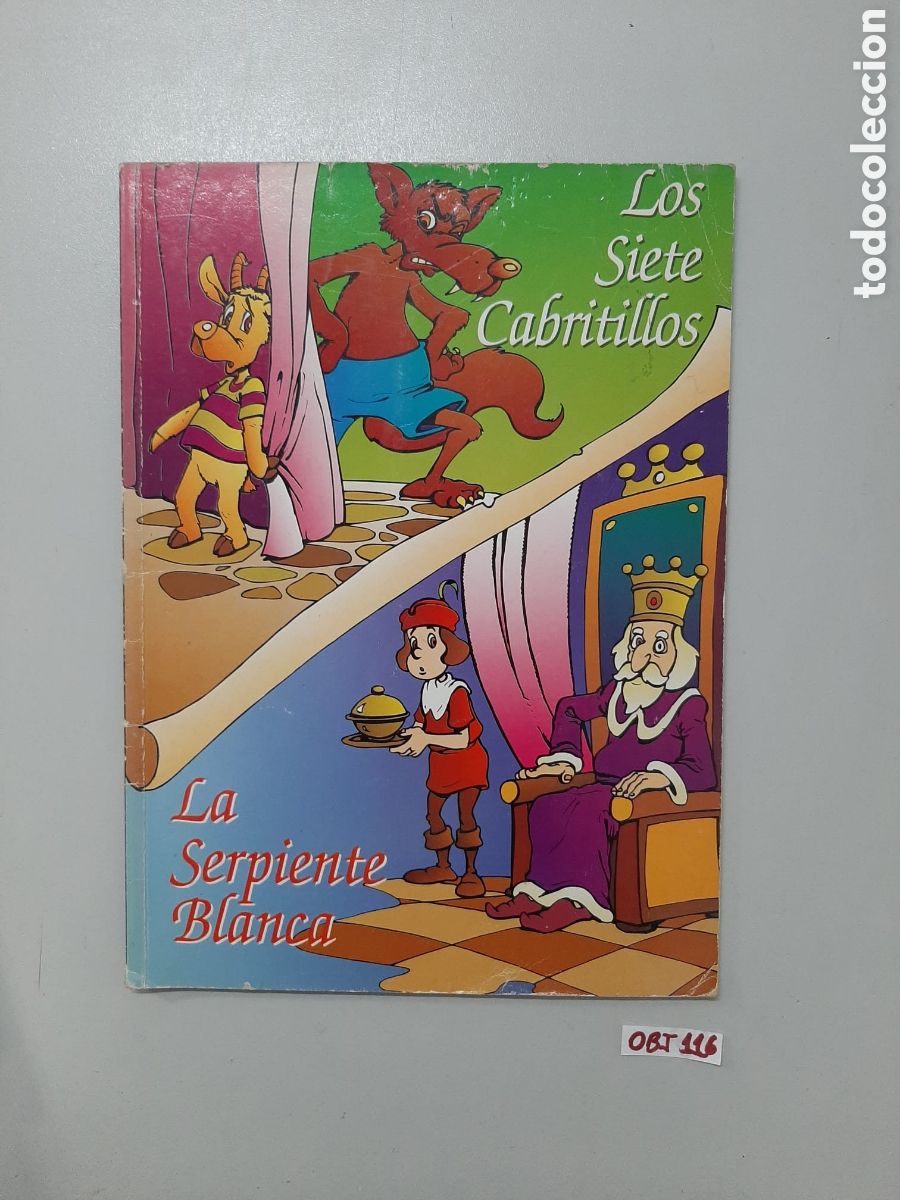 Libros de segunda mano: Los siete cabritos/la serpiente blanca - Foto 1