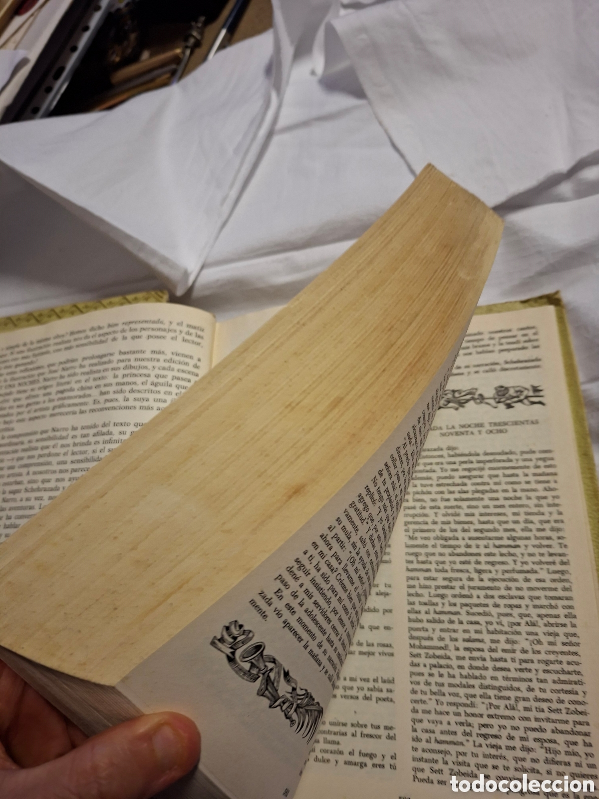 Libros de segunda mano: LAS MIL Y UNA NOCHES 2 VOLUMENES - Foto 8