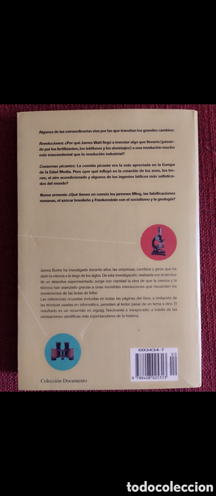 Libros de segunda mano: &rdquo;El efecto carambola&rdquo;. James Burke. - Foto 3