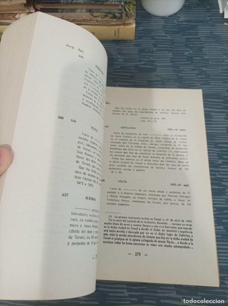 Libros de segunda mano: CAT&Aacute;LOGO DE LOS PERGAMINOS Y DOCUMENTOS INSERTOS EN ELLOS EXISTENTES EN EL ARCHIVO DE........ - Foto 3