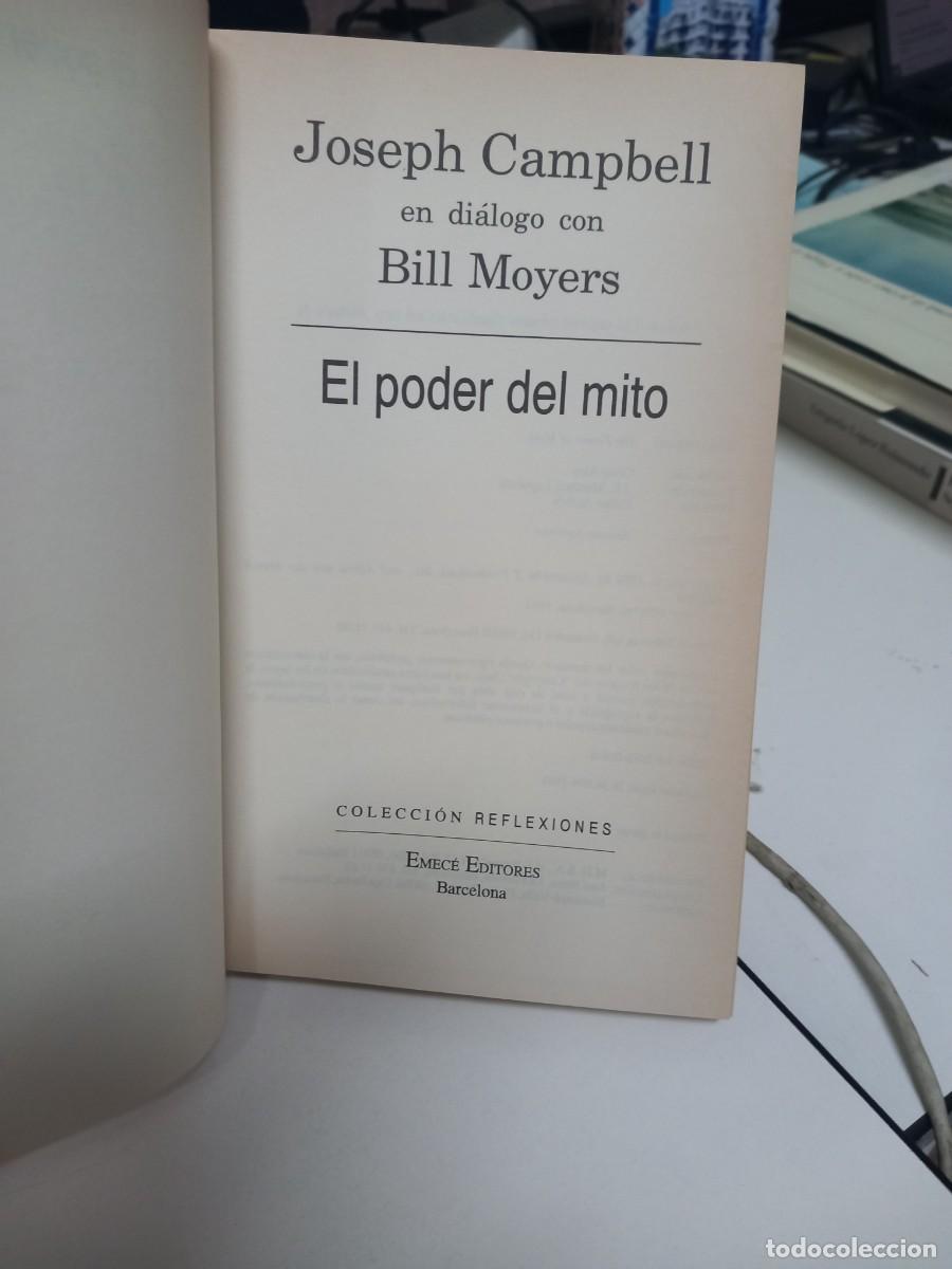 Libros de segunda mano: Joseph Campbell en dialogo con Bill Moyers. El poder del mito. Emece Ed., 1991. - Foto 2