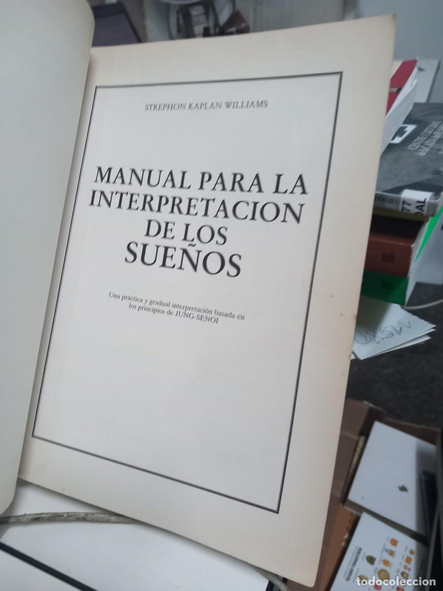 Libros de segunda mano: Manual para la interpretaci&oacute;n de los sue&ntilde;os. Strephon Kaplan Williams. Editorial Edaf. - Foto 2