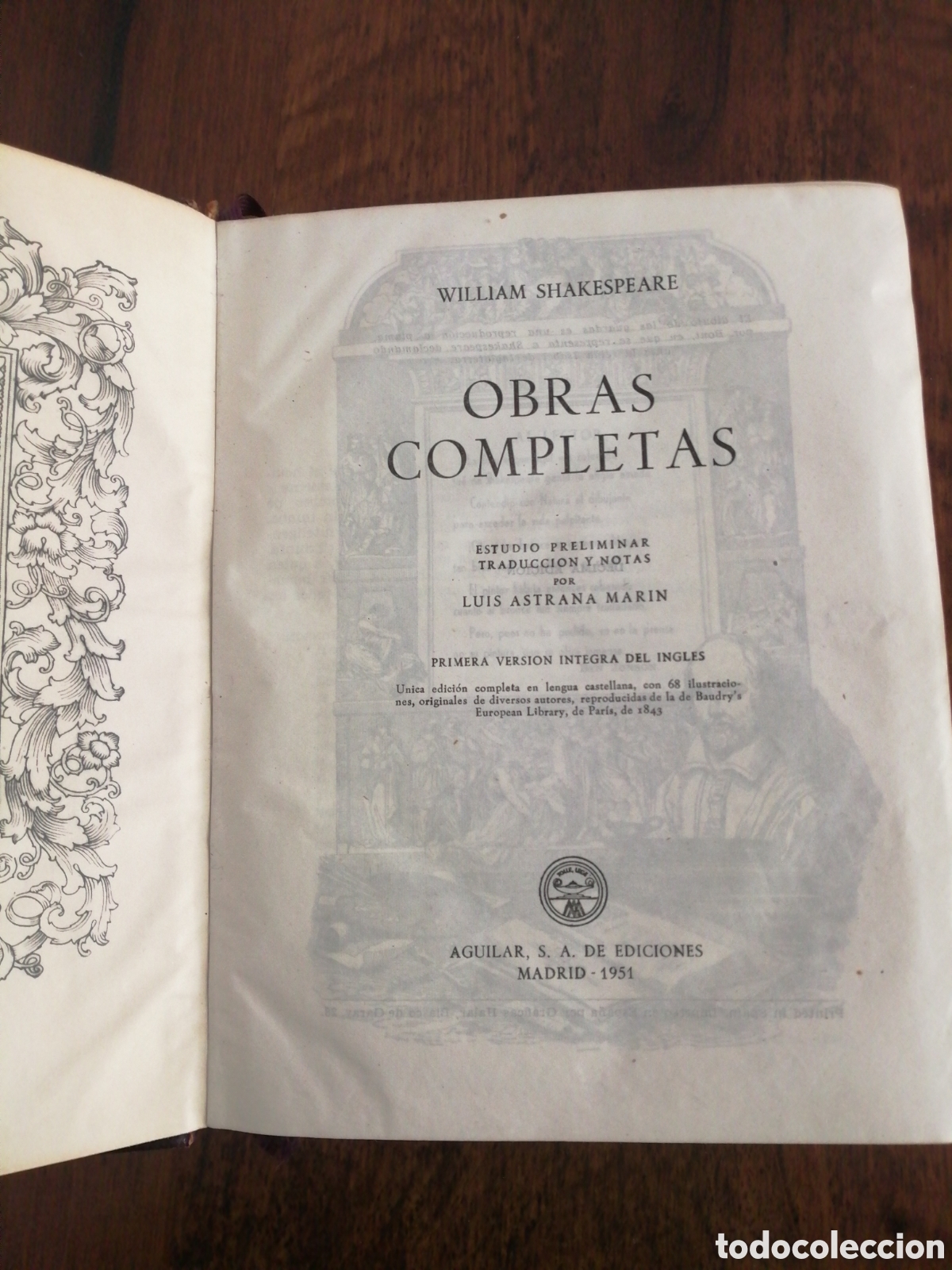 Libros de segunda mano: OBRAS COMPLETAS WILLIAM SHAKESPEARE - Foto 4