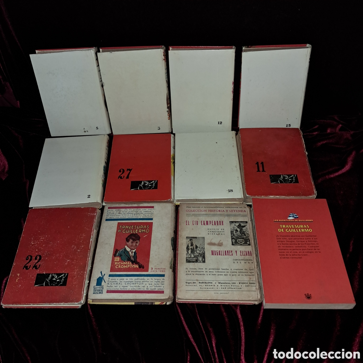 Libros de segunda mano: 12 LIBROS DE GUILLERMO. Richmal Crompton. Ed. Molino - Foto 2