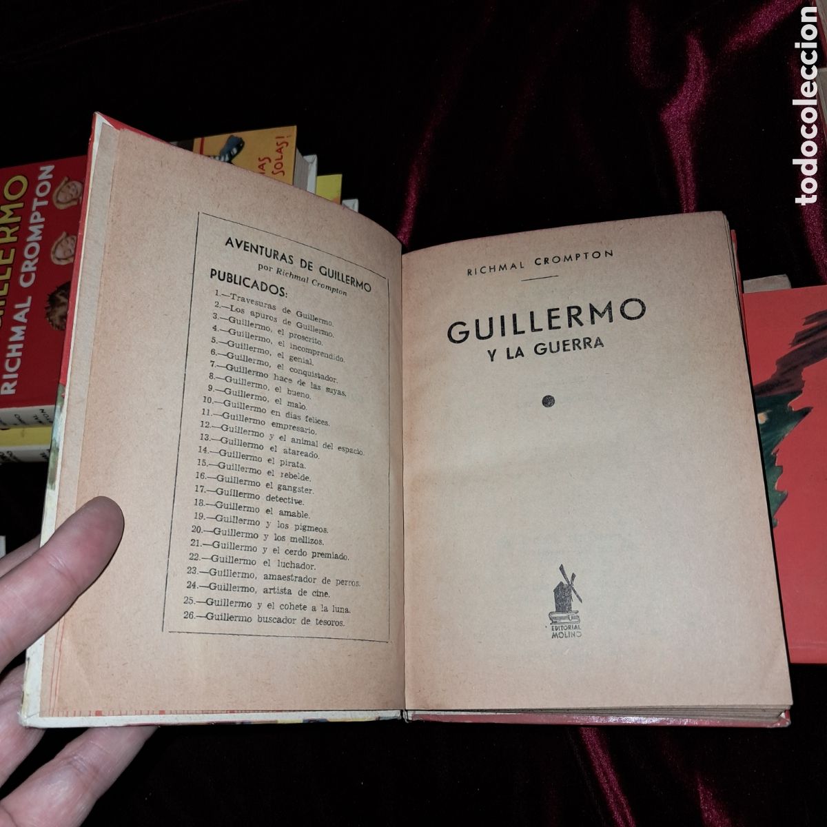 Libros de segunda mano: 12 LIBROS DE GUILLERMO. Richmal Crompton. Ed. Molino - Foto 10