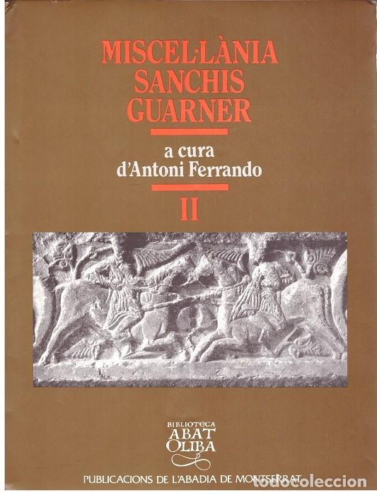 Libros de segunda mano: Miscel&middot;l&agrave;nia Sanchis Guarner Tomo II - Ferrando, D'antonio - Publicacions de l&rsquo;Abadia de Montserrat