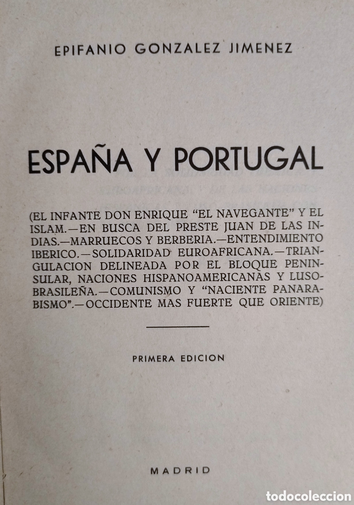 Libros de segunda mano: ESPA&Ntilde;A Y PORTUGAL. Primera edici&oacute;n - Foto 2