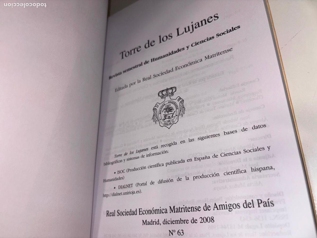 Libros de segunda mano: TORRE DE LOS LUJANES N&ordm; 63 - VVAA - 1986 - Foto 2