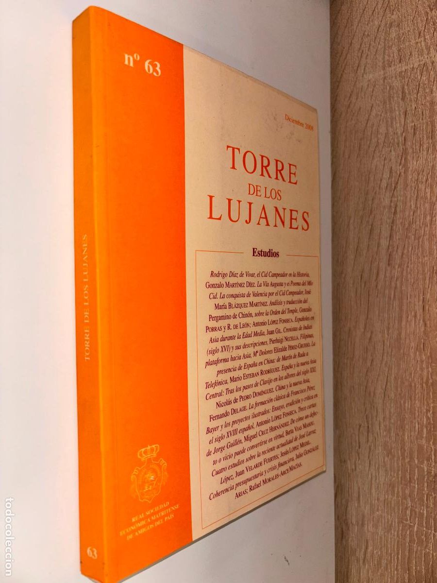 Libros de segunda mano: TORRE DE LOS LUJANES N&ordm; 63 - VVAA - 1986 - Foto 1