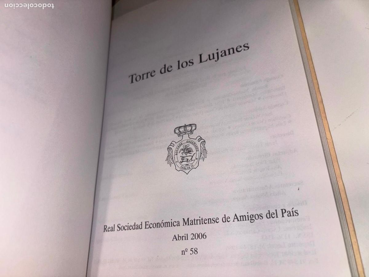 Libros de segunda mano: TORRE DE LOS LUJANES N&ordm; 58 - VVAA - 1986 - Foto 2