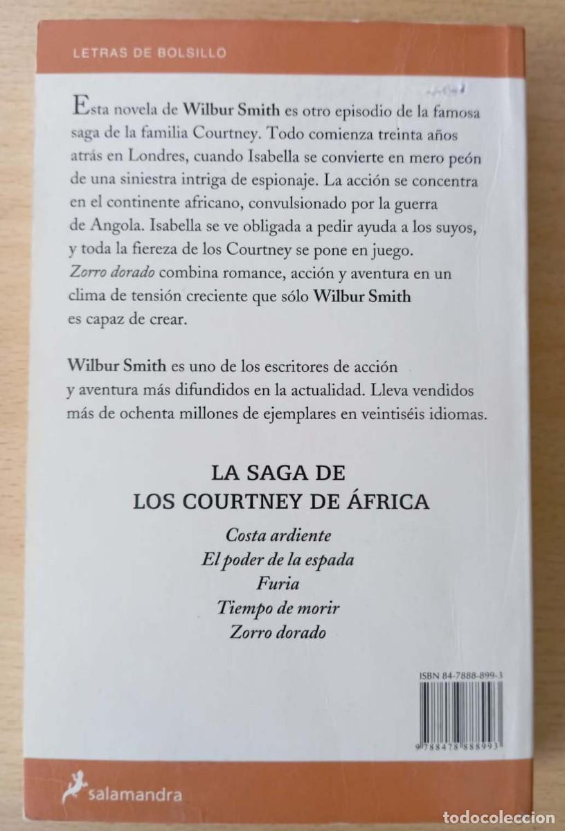 Libros de segunda mano: ZORRO DORADO - SALAMANDRA (WILBUR SMITH) 2005 - Foto 2