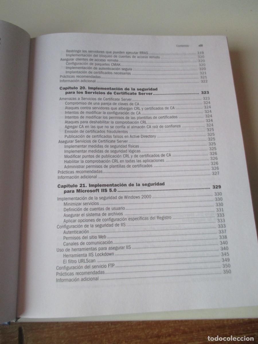 Libros de segunda mano: Seguridad en Windows , kit de recursos W35968 - Foto 10