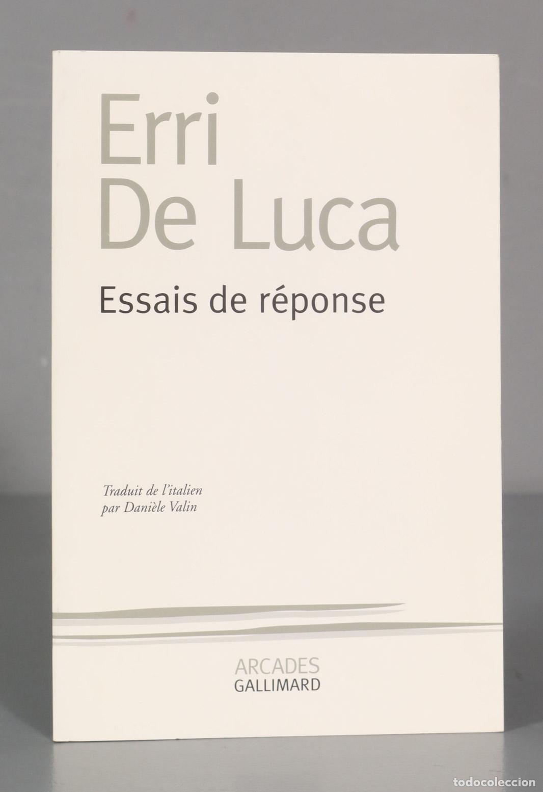 Libros de segunda mano: Essais de r&eacute;ponse Erri De Luca et Dani&egrave;le Valin - Foto 1