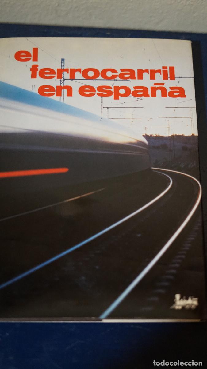 Libros de segunda mano: Elferrocarril en Espa&ntilde;a - ADAF 1985 - Foto 1