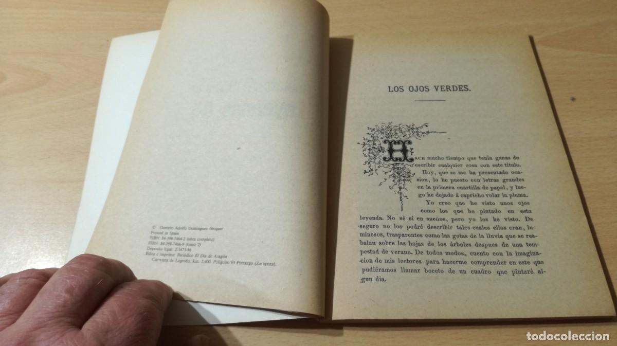 Libros de segunda mano: OBRAS DE GUSTAVO A.BECQUER II / GUSTAVO A.BECQUER / M205 / LOS LIBROS DE EL DIA / ARAGON - Foto 4