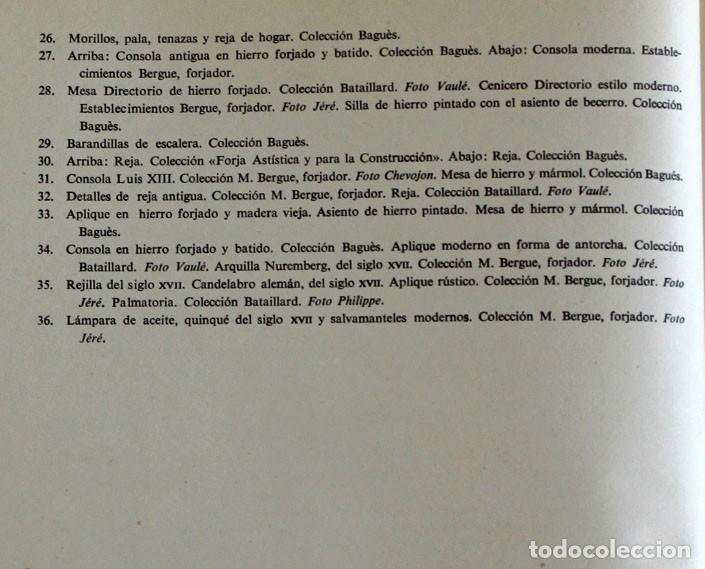 Libros de segunda mano: EL HIERRO FORJADO EN EL HOGAR. Robert Klein. 1958. - Foto 4