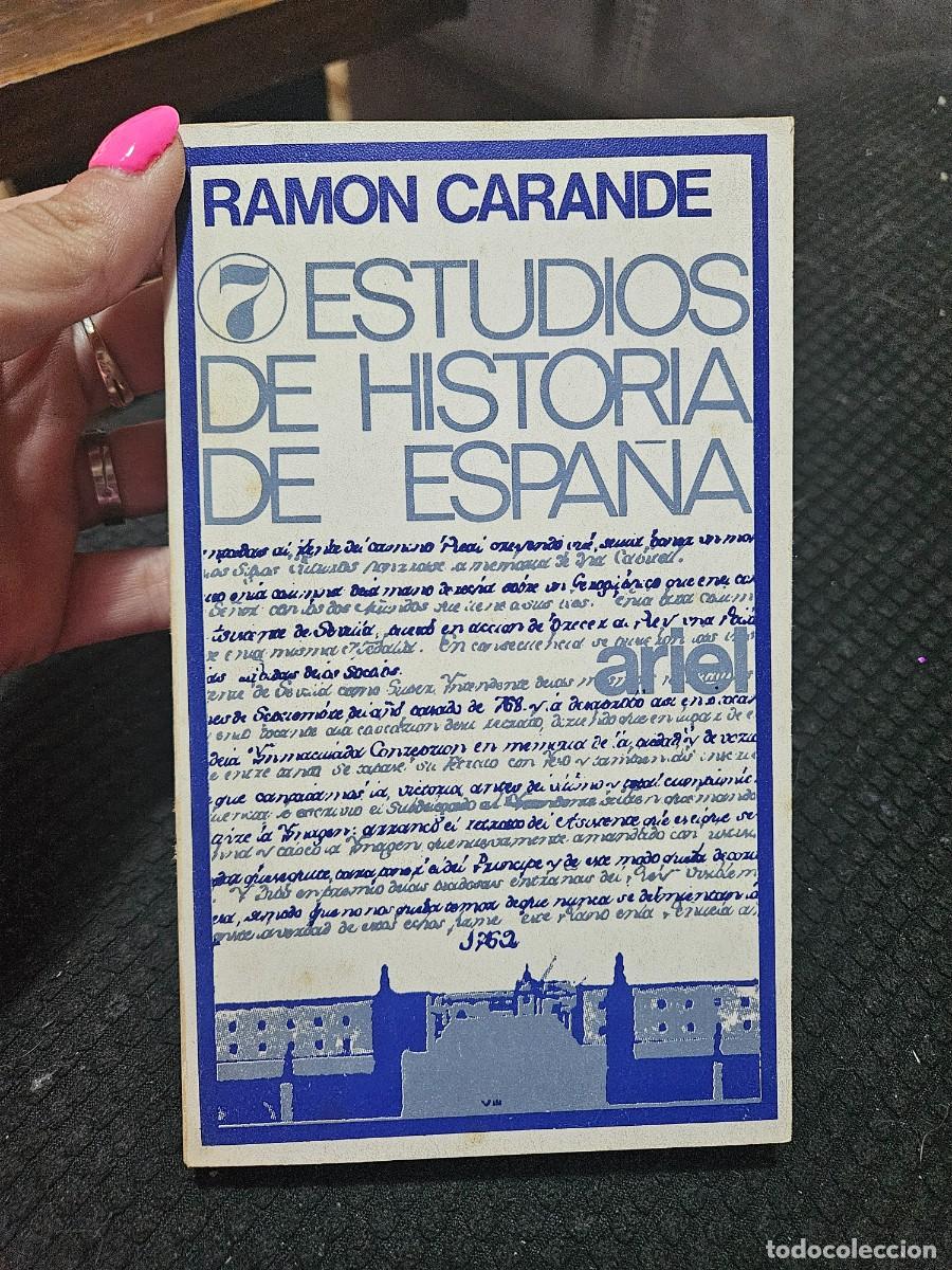 Libros de segunda mano: Estudios de historia de Espa&ntilde;a &ndash; Ram&oacute;n Carande - Foto 1